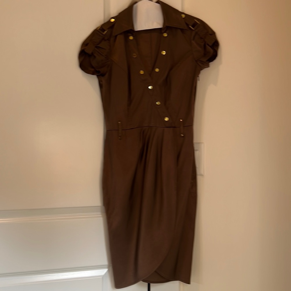 Cache brown dress.   Good condition.